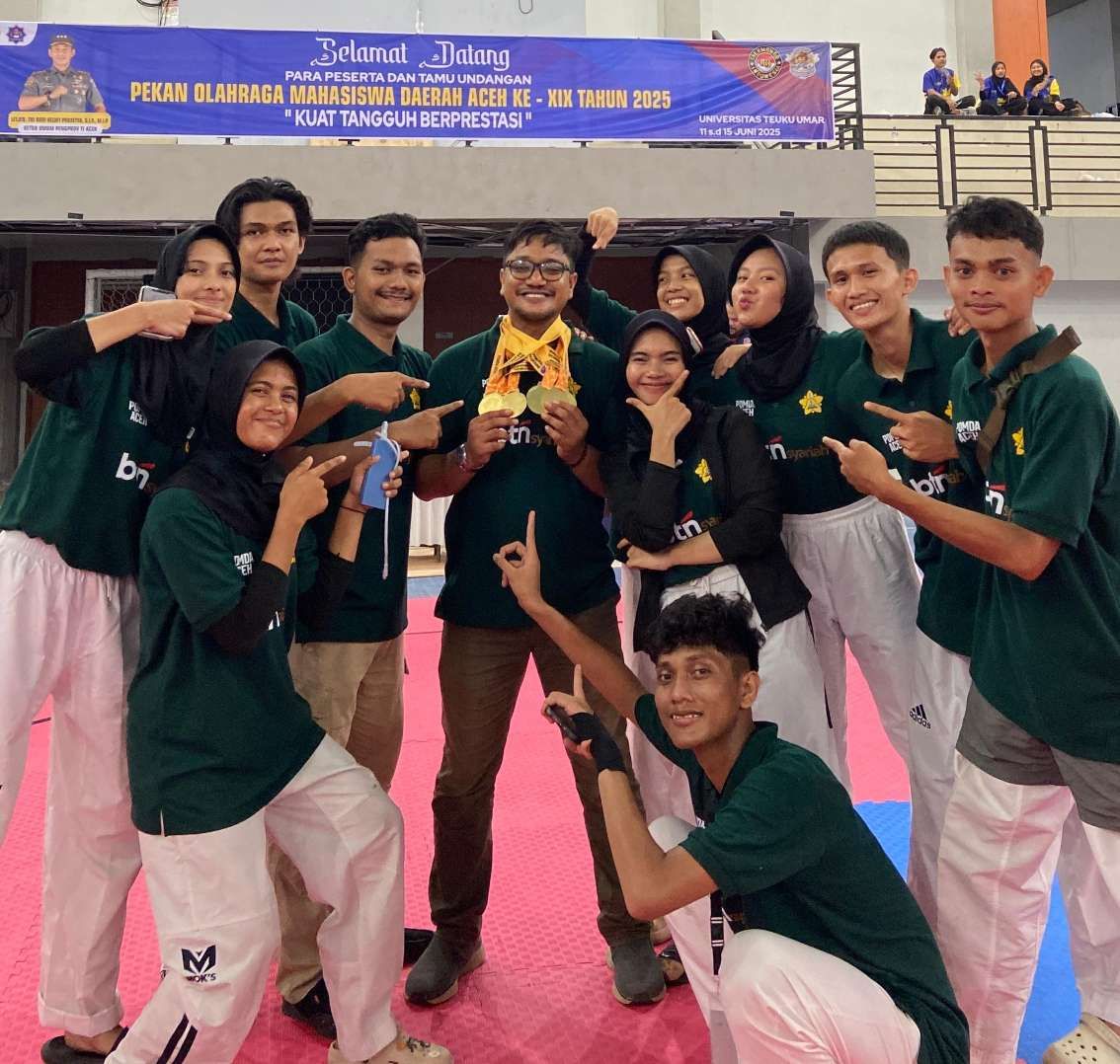 Atlet Taekwondo Sabang Sumbang Emas di POMDA 2025