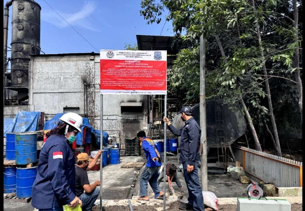 KLH Segel Pabrik Aluminium Cemari Udara