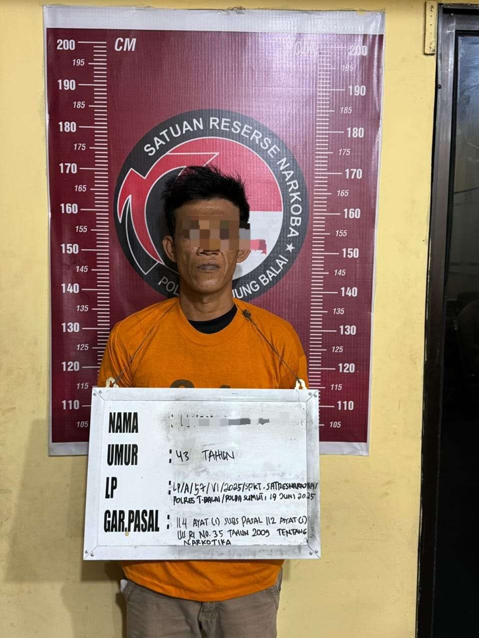 Polres Tanjungbalai Tangkap Pengedar Narkoba