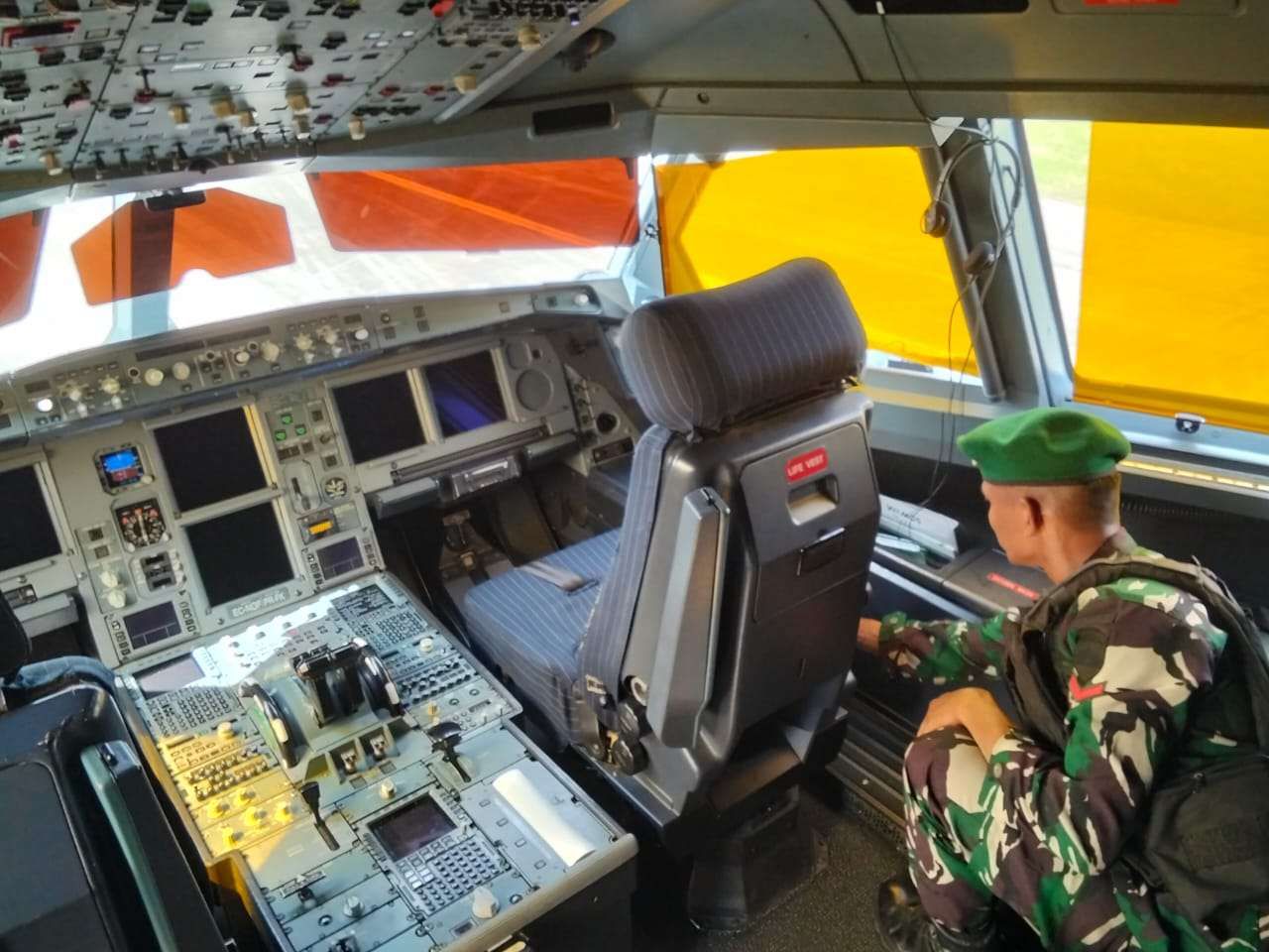 TNI Jamin Aman, Pesawat Saudia Lanjutkan Penerbangan
