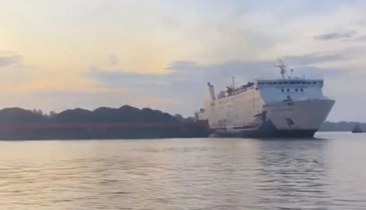 KSOP Selidiki Penyebab Tabrakan Kapal di Sungai Barito