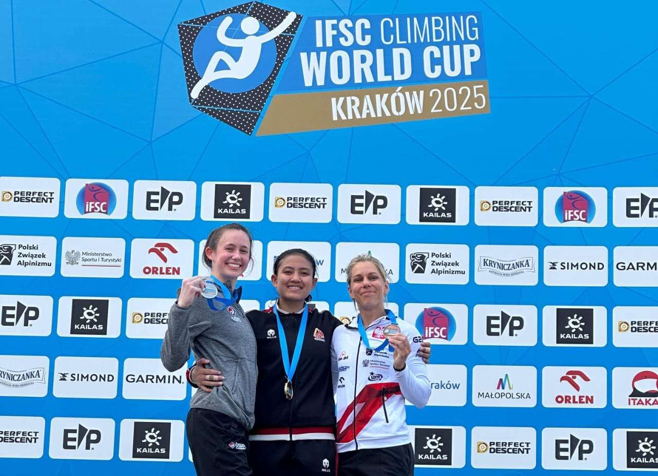 Panjat Tebing Indonesia Borong Dua Emas di Krakow