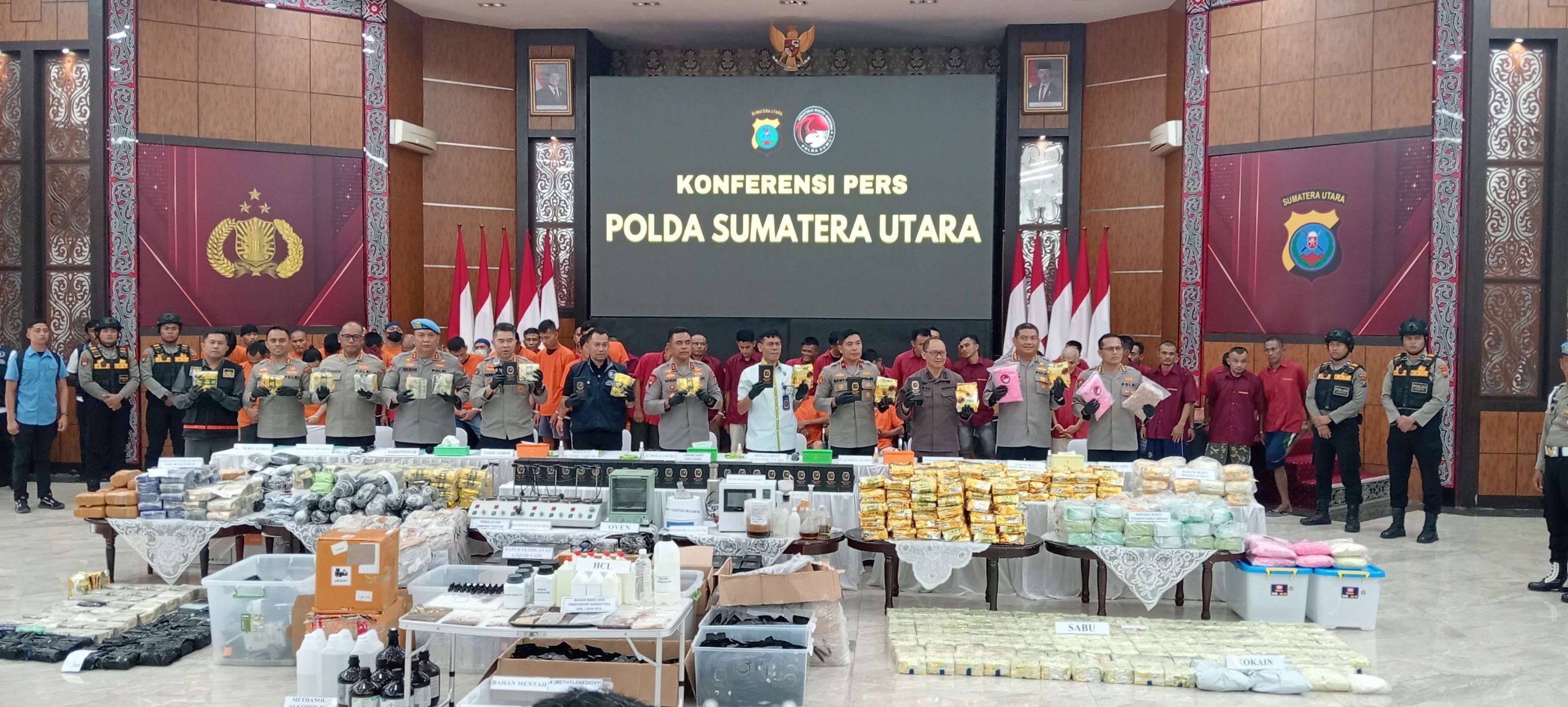 Polda Sumut Ungkap 1,2 Ton Sabu, Terbesar Sepanjang Sejarah