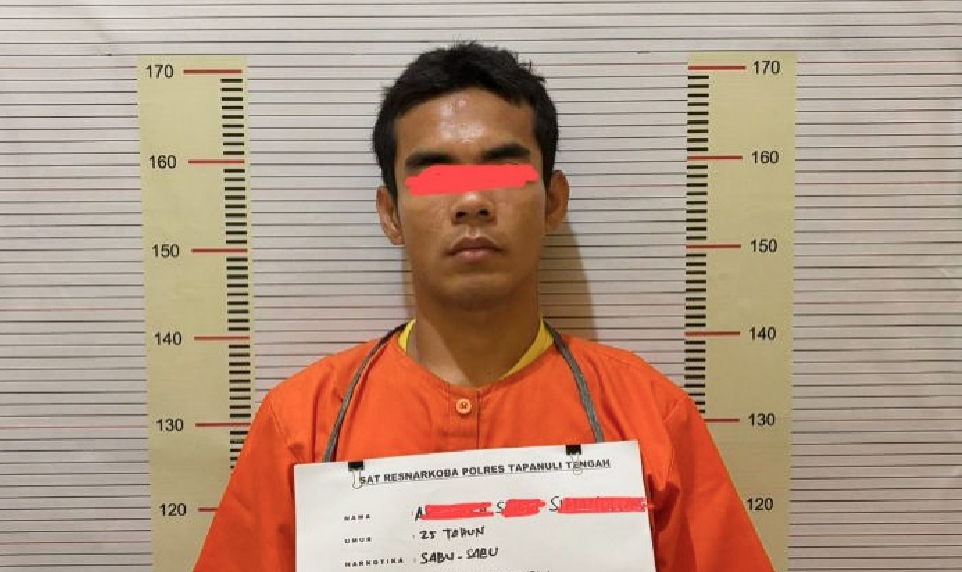 Polisi Tangkap Pengedar Sabu di Sibuluan Nauli Tapteng